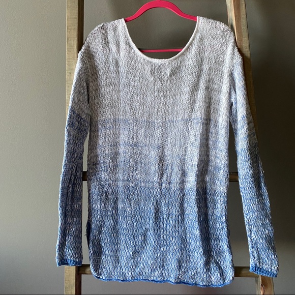 A&F Blue Ombré Sweater - Picture 2 of 2